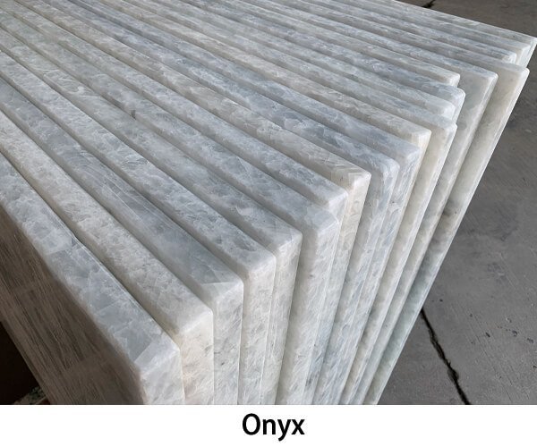 Onyx stone vanity tops