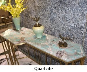 Quartzite stone vanity tops