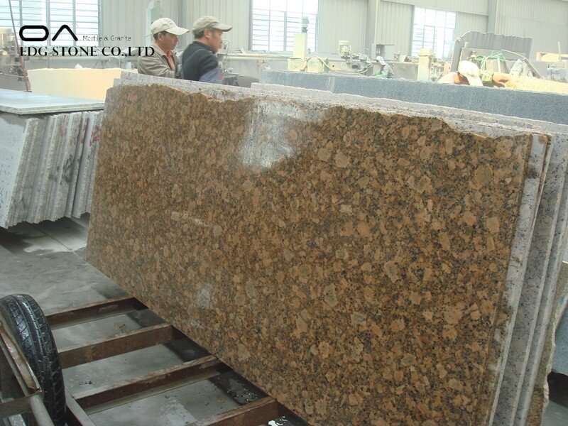 Giallo Fiorito granite countertops