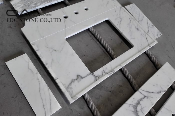 Calacatta marble vanity top