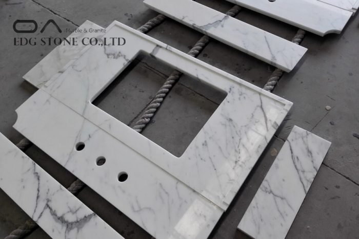 Calacatta marble vanity top - Image 2