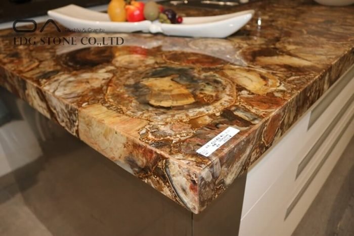 Petrified Wood Quartzite Kitchen Countertops - Image 2