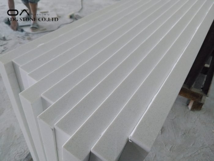 white and gray quartz countertops - Image 3