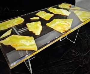 agate stone coffee table