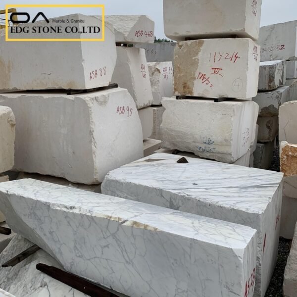 white marble blocks