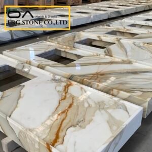 Calacatta gold marble countertops