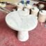 round marble dining table