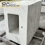 cutting quartz vanity top